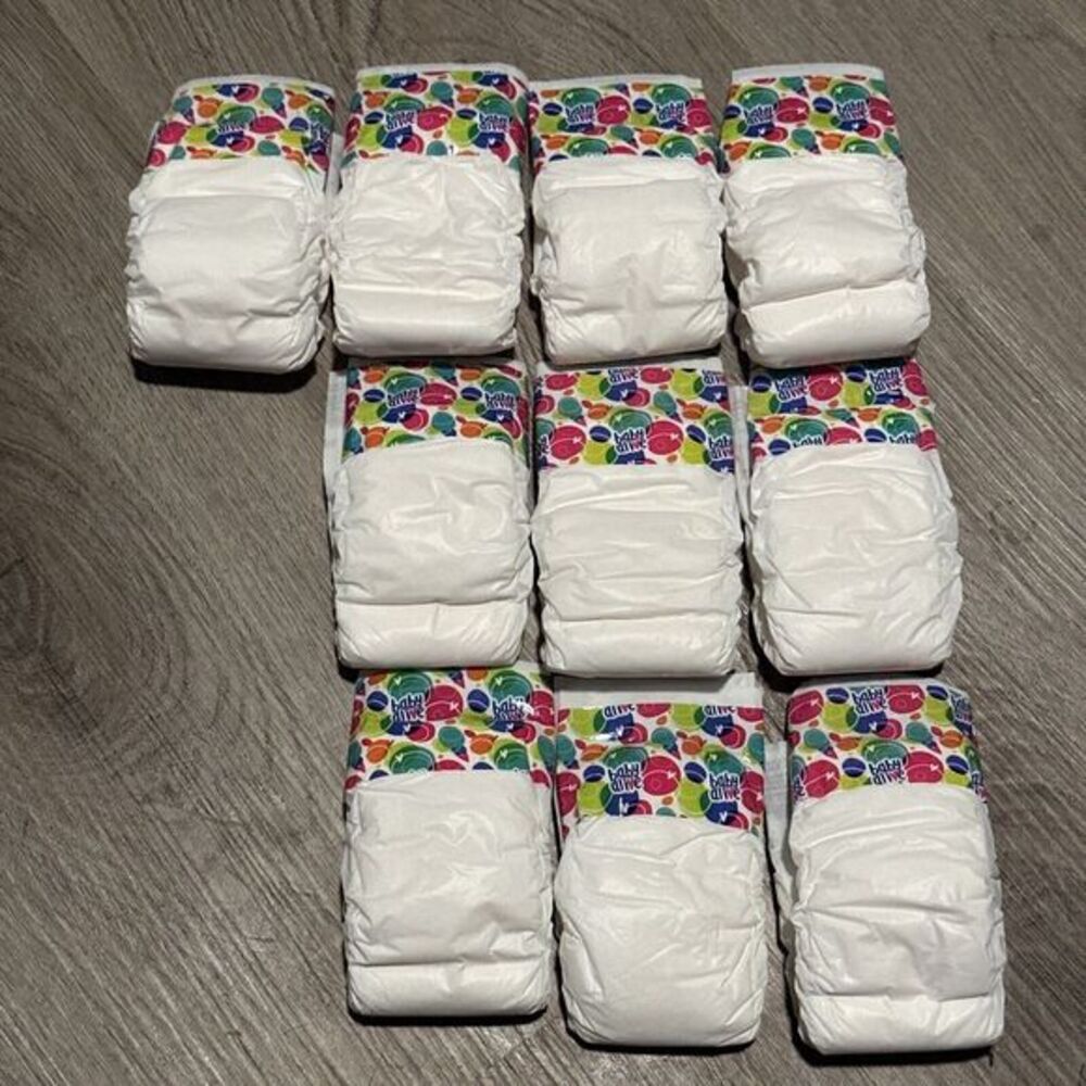 Baby Alive Little Toy Doll Diapers Hasbro Lot of 10